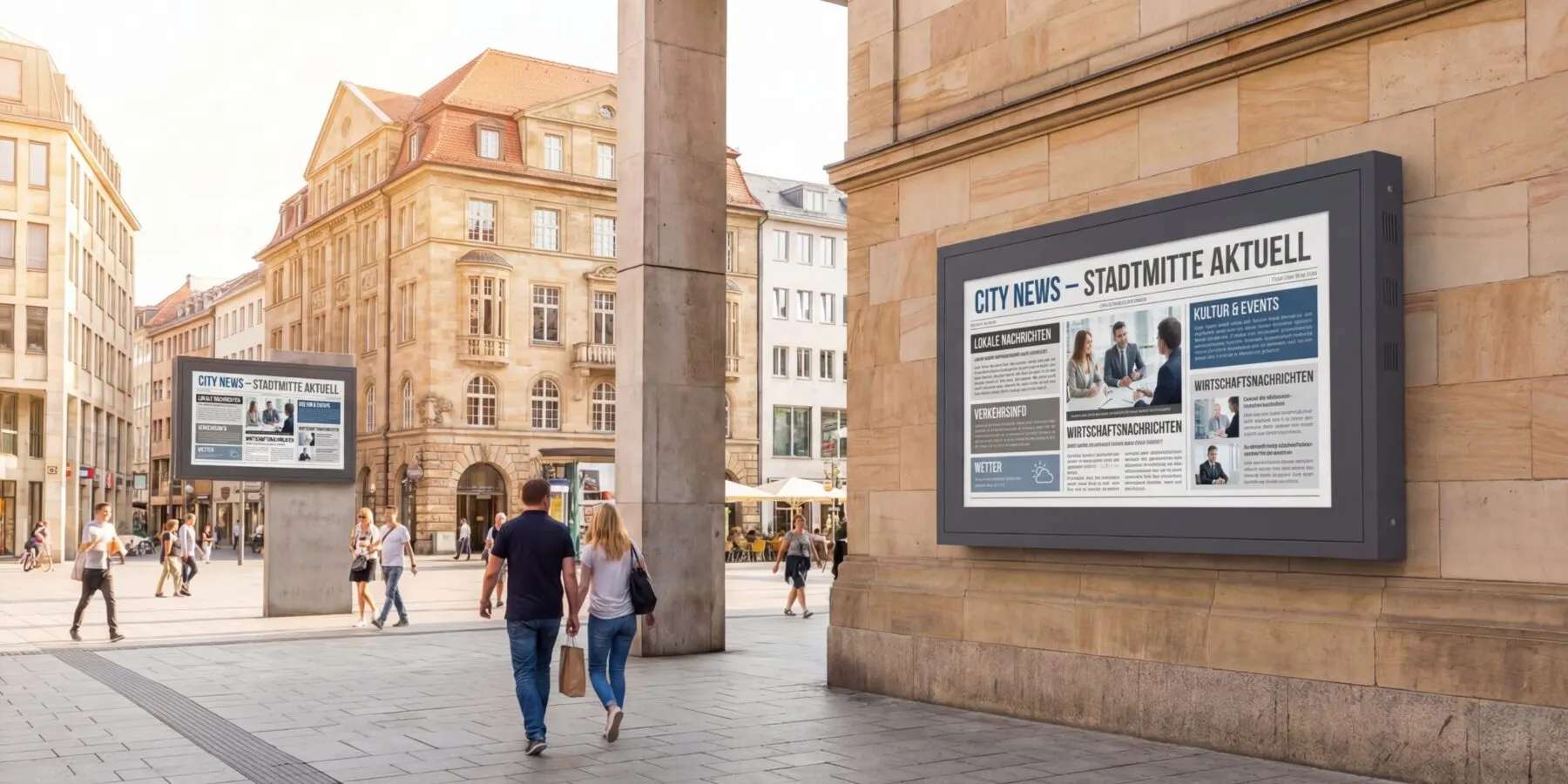 Wetterfeste Outdoor-Displays – Brillante Sichtbarkeit, die Bestand hat.