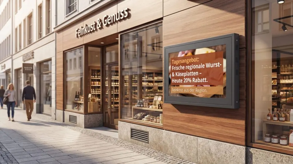 WETTERFESTE DIGITAL SIGNAGE Outdoor Monitore