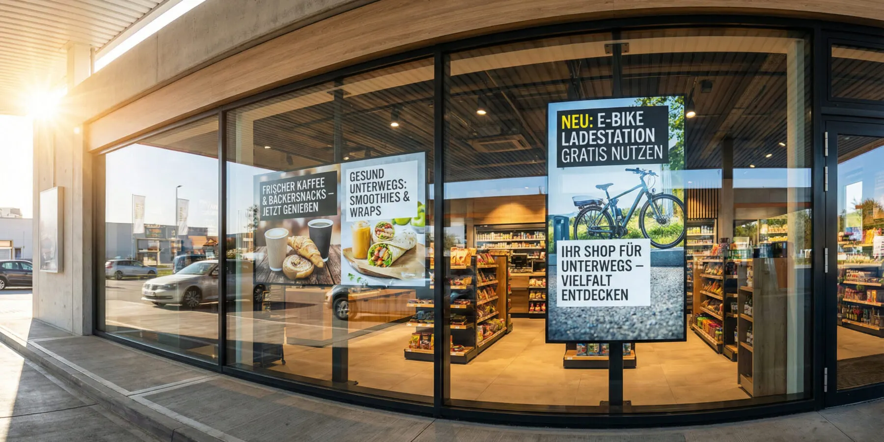 Schaufenster Displays: Maximale Anziehungskraft bei jeder Helligkeit.
