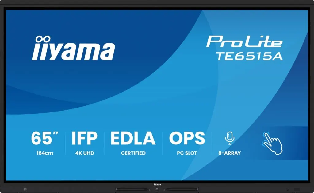 iiyama-te-serie-front Iiyama ProLite TE15-Serie: 4K Touch-Displays für moderne Meetingräume