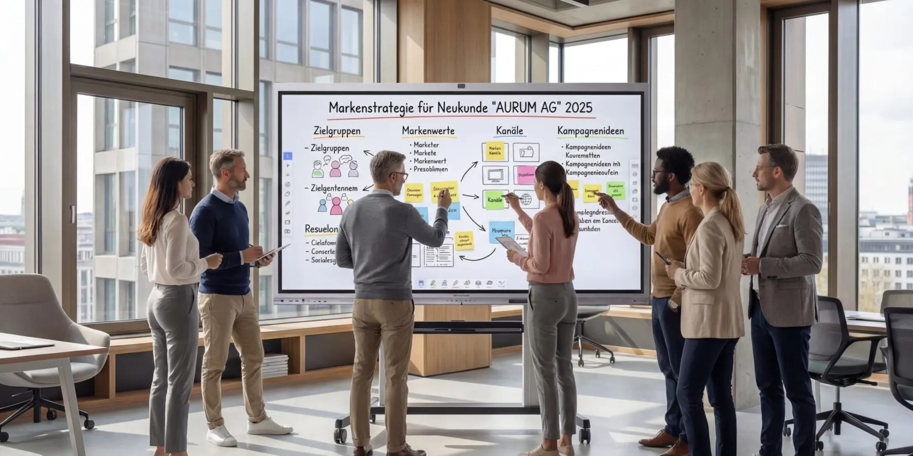 Interaktive Displays – Für moderne Arbeits- & Lernwelten
