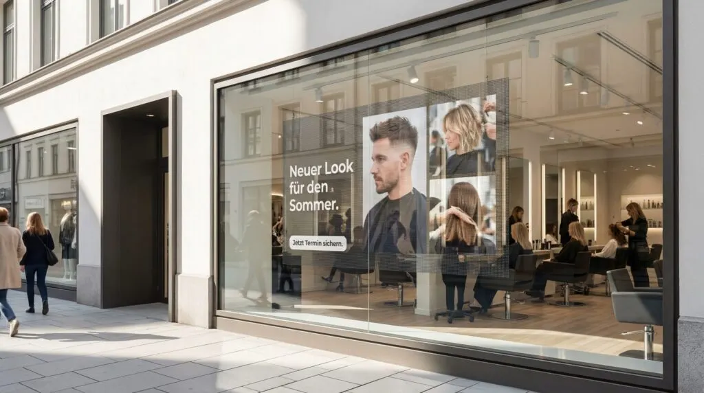 Transparente LED-Folie: Die unsichtbare Videowall für Schaufenster & Architektur