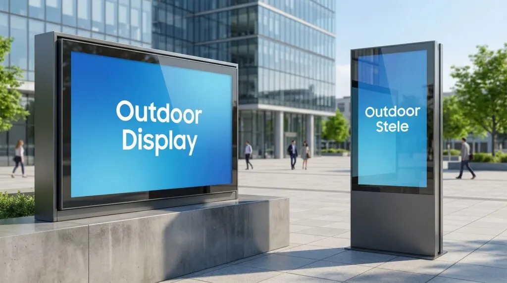Outdoor-Monitore und Outdoor-Stelen