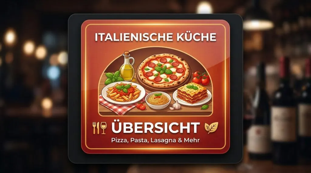 Digital Signage in eine Pizzeria
