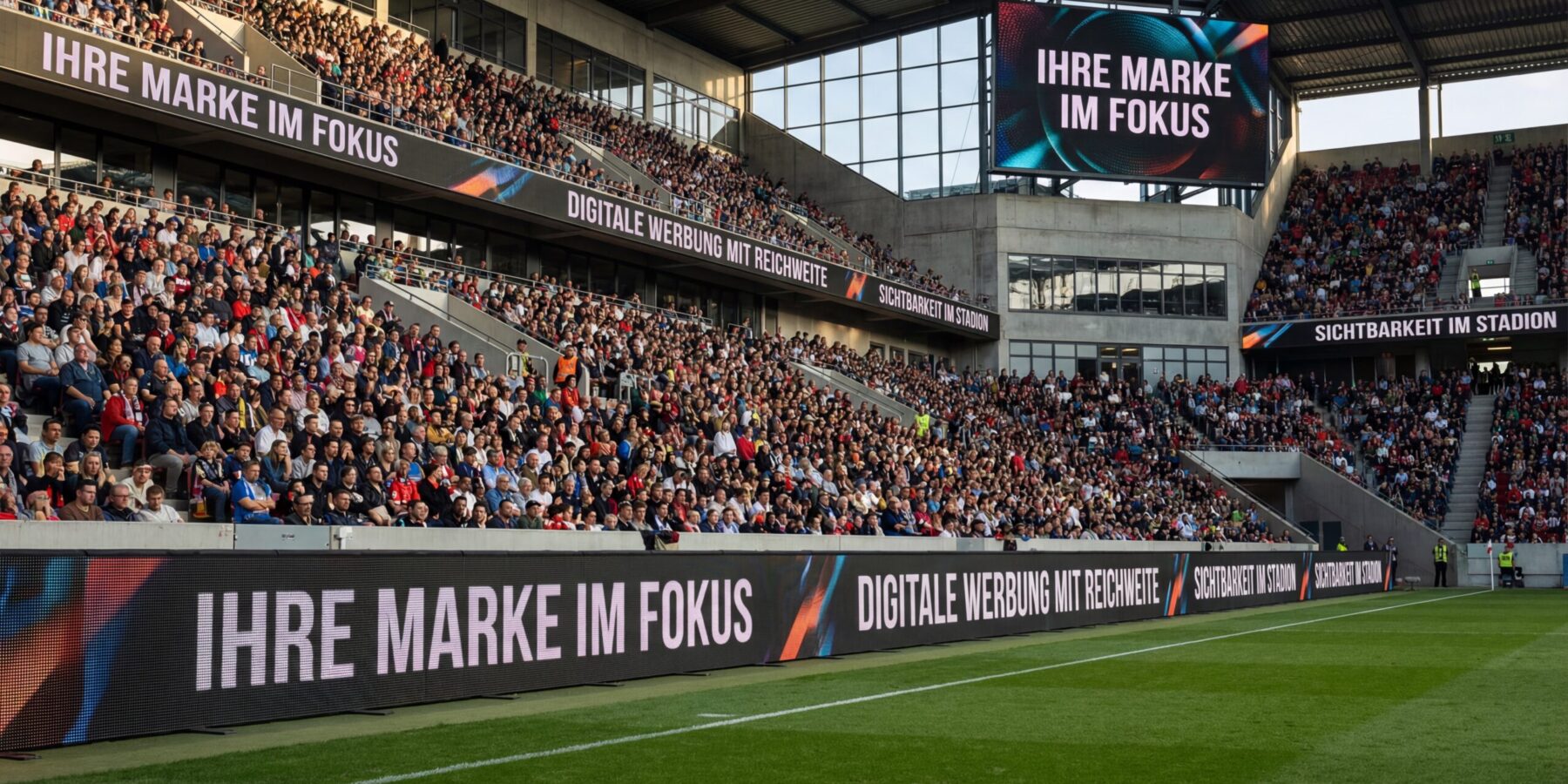 Aktuelle Informationen ob im Stadion oder an der Hauswand