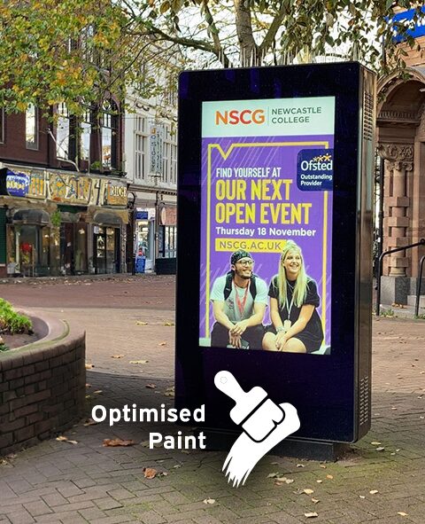 Allsee OT-Serie: Ultra-High-Brightness Outdoor Stelen (IP65)