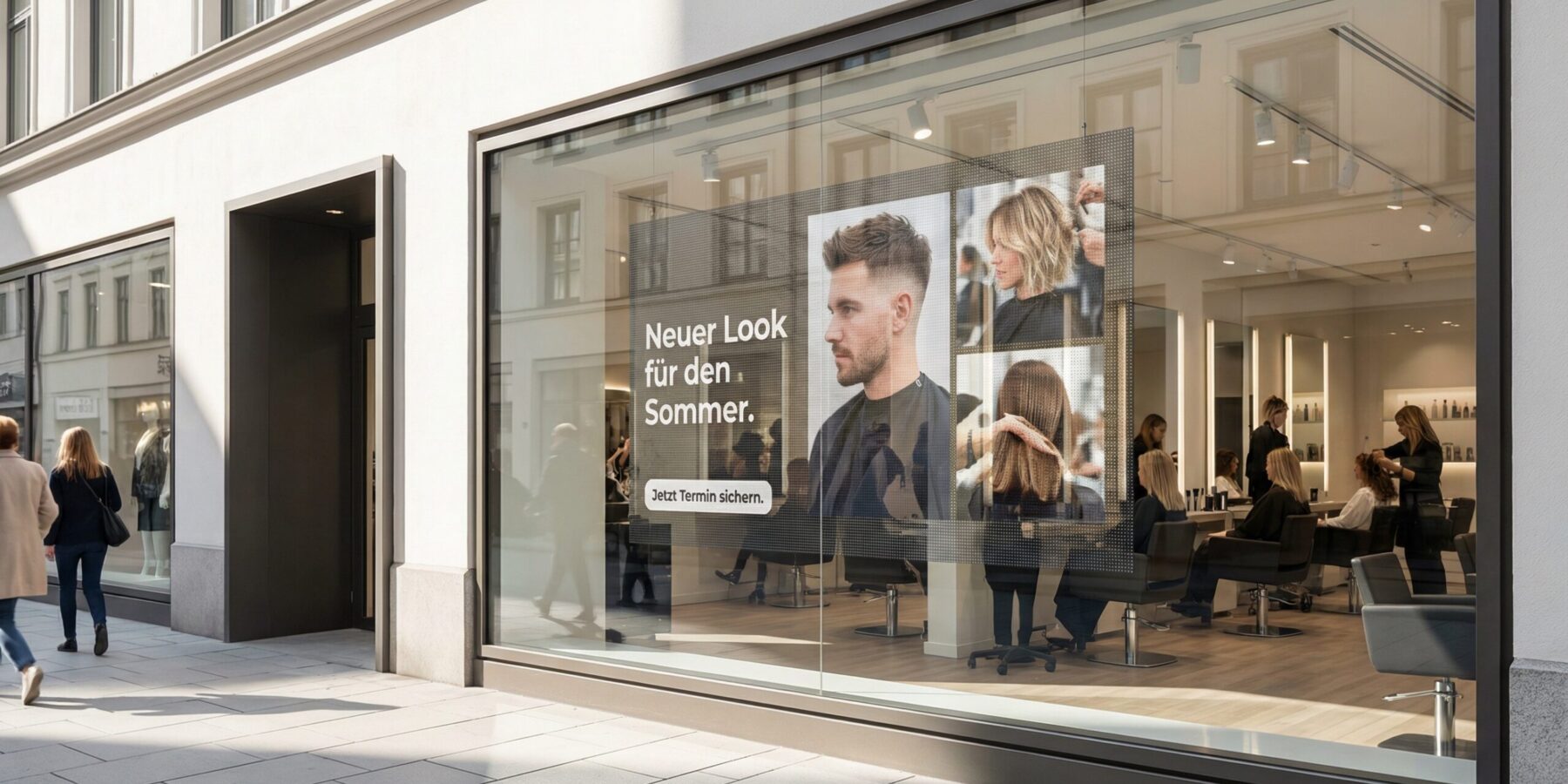 Transparente LED-Folien für Glas & Fenster