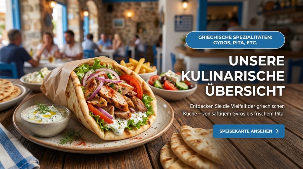 Digital Sigange im Grichischen Imbiss